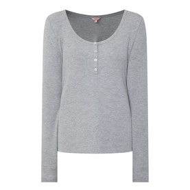 Dream Rib Henley Pyjama Top