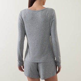 Dream Rib Henley Pyjama Top