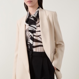 Shawl Open Front Blazer