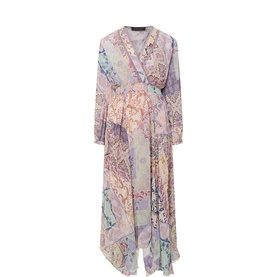 Printed Asymmetric Dress