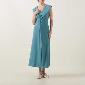 Knot Flared Dress