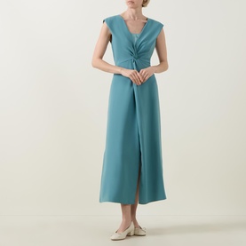 Knot Flared Dress