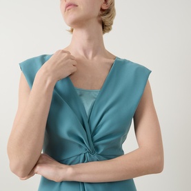 Knot Flared Dress