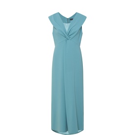 Knot Flared Dress