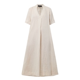 Linen Flared Dress