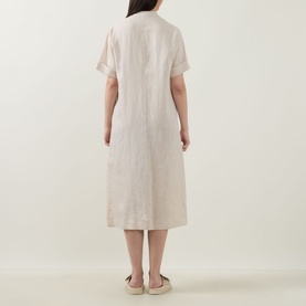 Linen Flared Dress