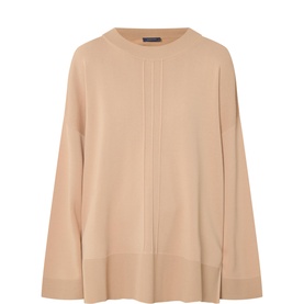 Raised Seam Knit Sweater