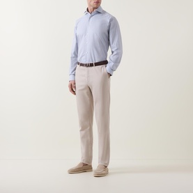 Melang&eacute; Check Print Shirt