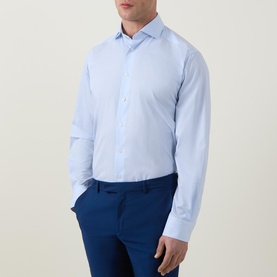 Pinstripe Single-Cuff Shirt