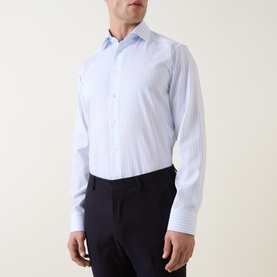 Striped Single Cuff Formal Shirt