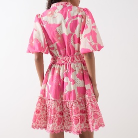 Eve Floral Mini Shirt Dress