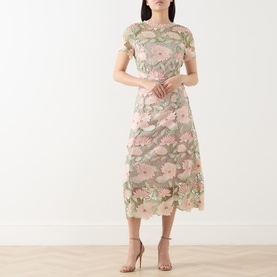 Loreta Floral Lace Dress
