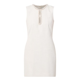 Lucy Pearl Trim Mini Shift Dress