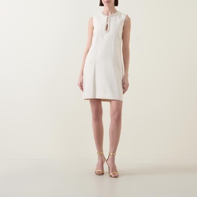 Lucy Pearl Trim Mini Shift Dress