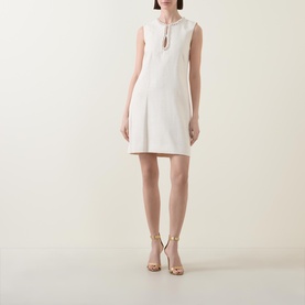 Lucy Pearl Trim Mini Shift Dress