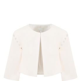Nancy Pearl Embellished Cropped Jacket