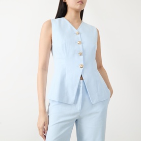 Jade Single-Breasted Waistcoat