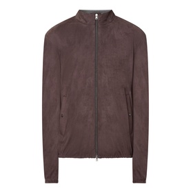 Suede Effect Casual Jacket