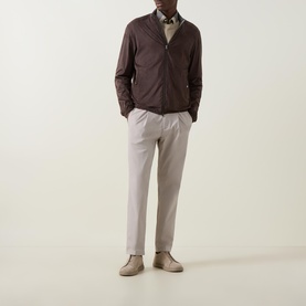 Suede Effect Casual Jacket