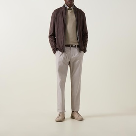Suede Effect Casual Jacket