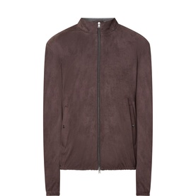 Suede Effect Casual Jacket