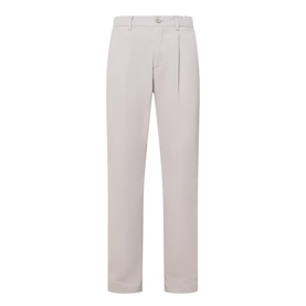 Mid-Rise Straight Leg Casual Trousers