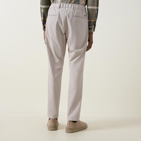Mid-Rise Straight Leg Casual Trousers