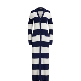 Striped Longline Cardigan