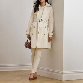 Double-Breasted Trench Coat