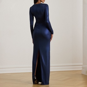 Cut-Out Column Gown