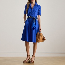 Belted Shirt Dress