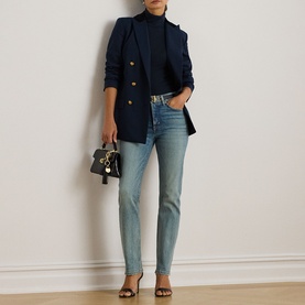 High-Rise Straight Ankle Jean