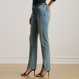 High-Rise Straight Ankle Jean