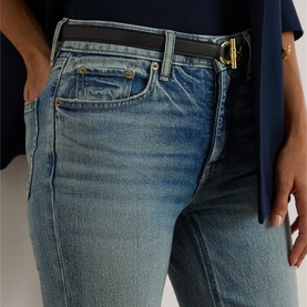 High-Rise Straight Ankle Jean