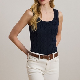 Cable Knitted Tank Top