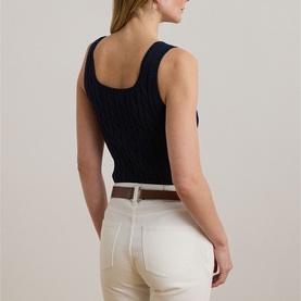 Cable Knitted Tank Top