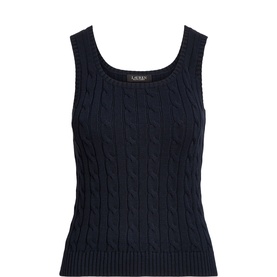 Cable Knitted Tank Top