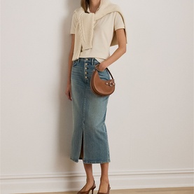 Monogram Logo Piqu&eacute; Polo Shirt