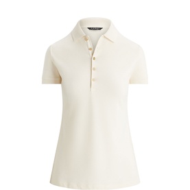 Monogram Logo Piqu&eacute; Polo Shirt