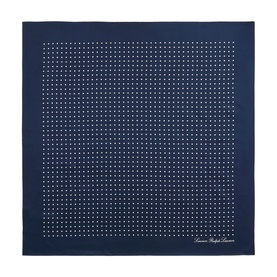 Polka-Dot Silk Twill Square Scarf