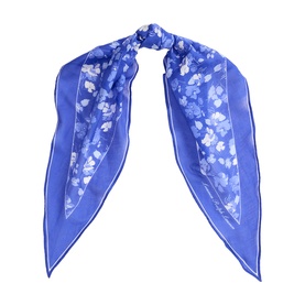 Floral Logo Diamond Scarf