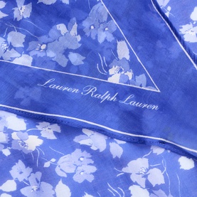 Floral Logo Diamond Scarf