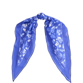 Floral Logo Diamond Scarf