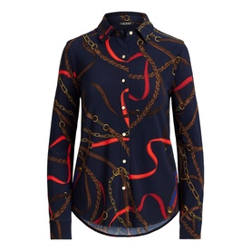 Belting Printed Shirt