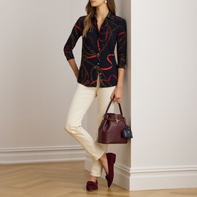 Belting Printed Shirt