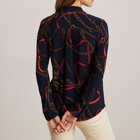 Belting Printed Shirt