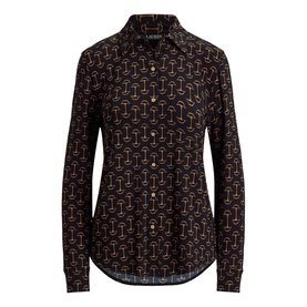 Geometric Jersey Shirt