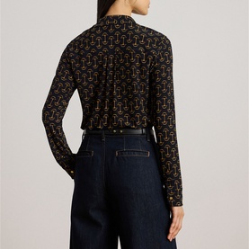 Geometric Jersey Shirt