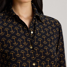Geometric Jersey Shirt