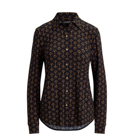 Geometric Jersey Shirt